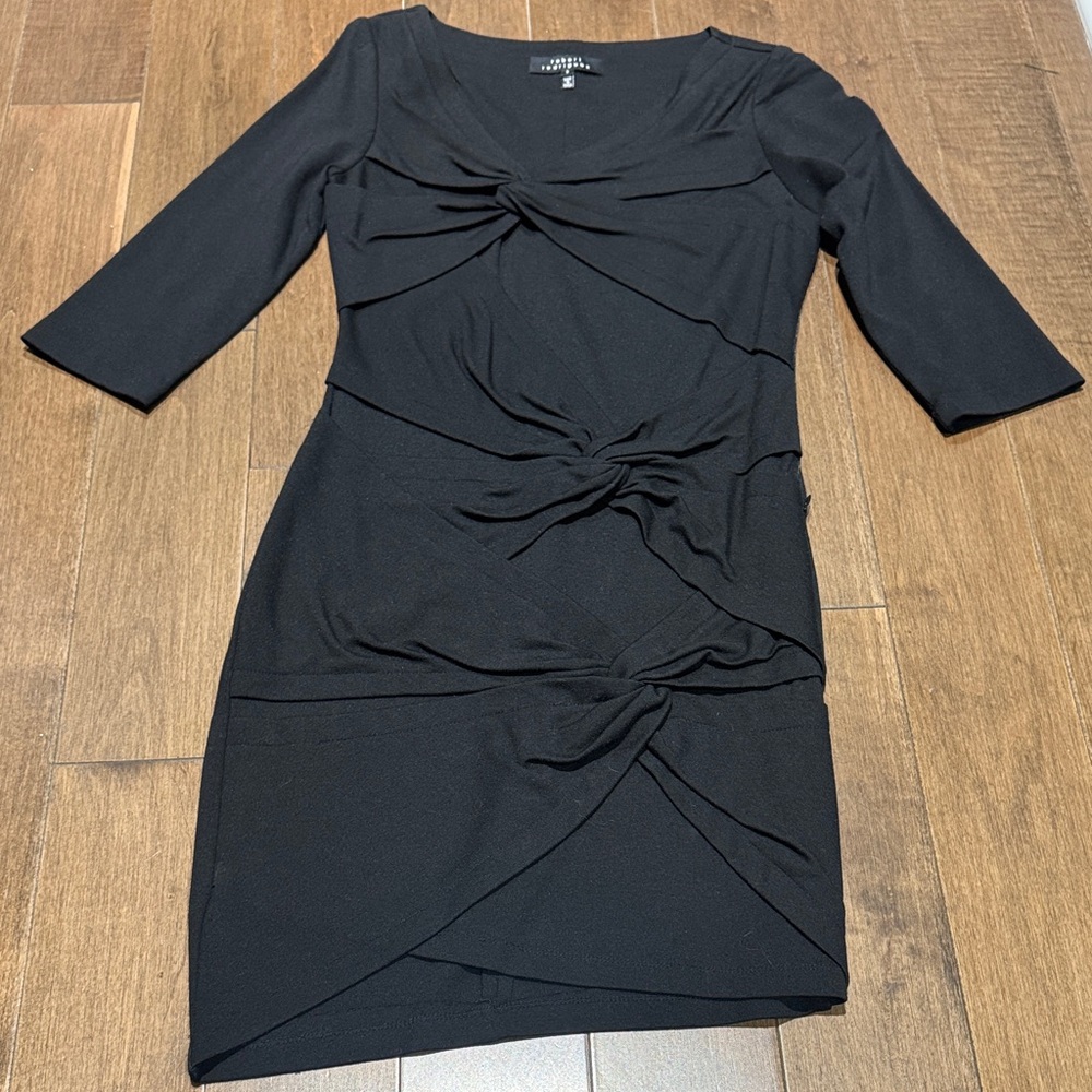 Robert Rodriguez Black Long Sleeve Dress